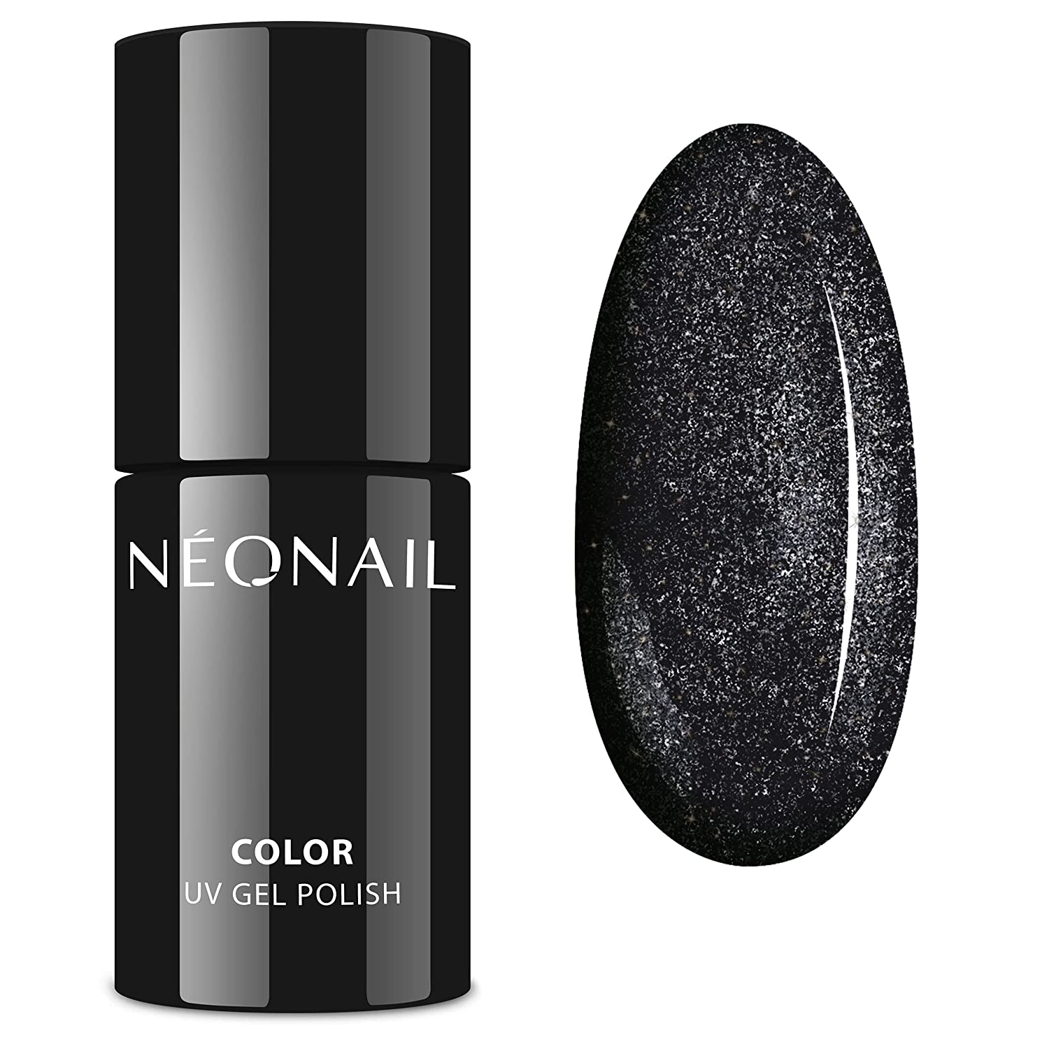 NEONAIL Black UV Nail Polish 7.2 ml Venetian Mask UV LED 8886-7, ‎venetian