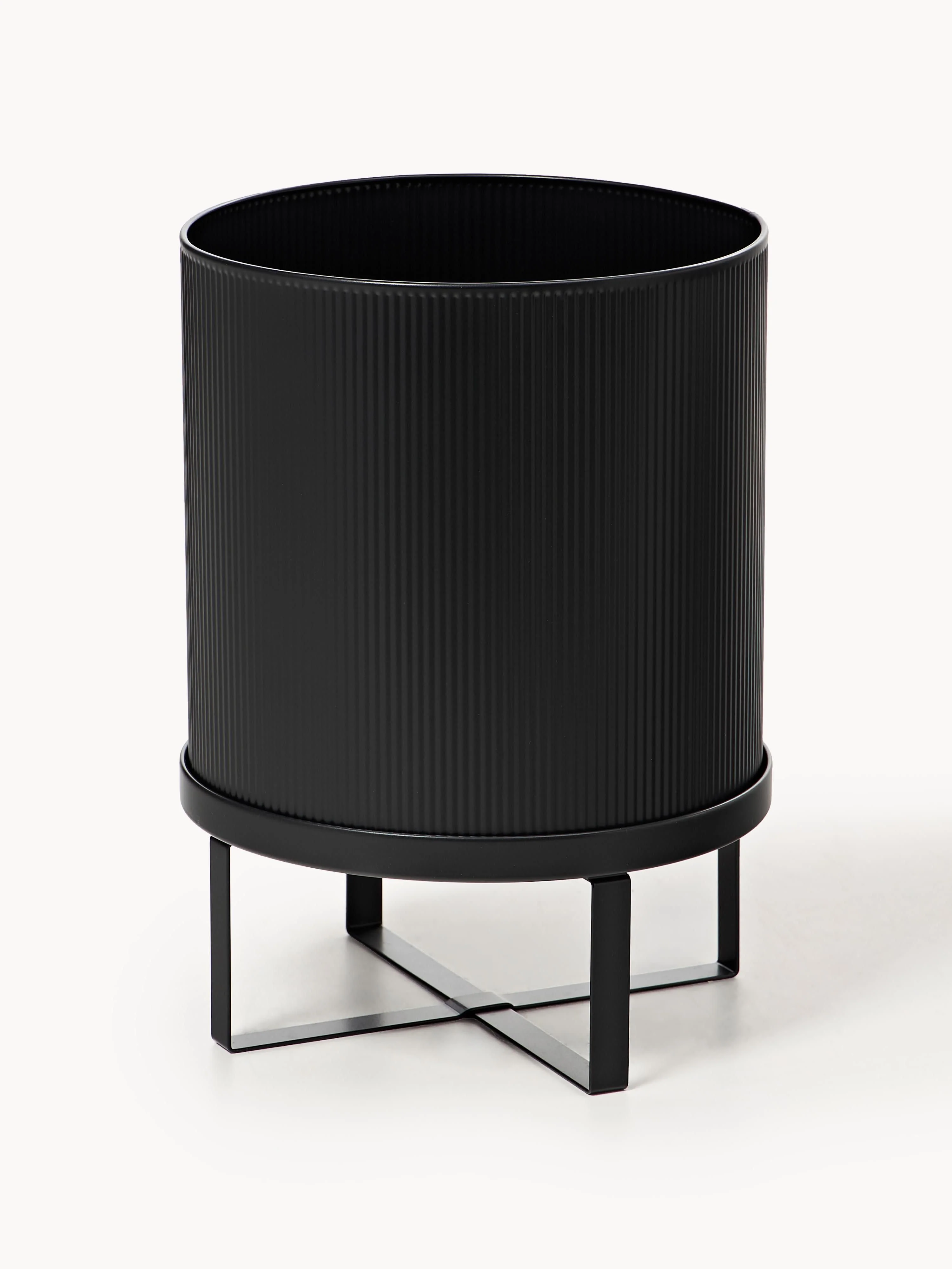 Ferm Living Planter with ribbed surface, H 38 cm