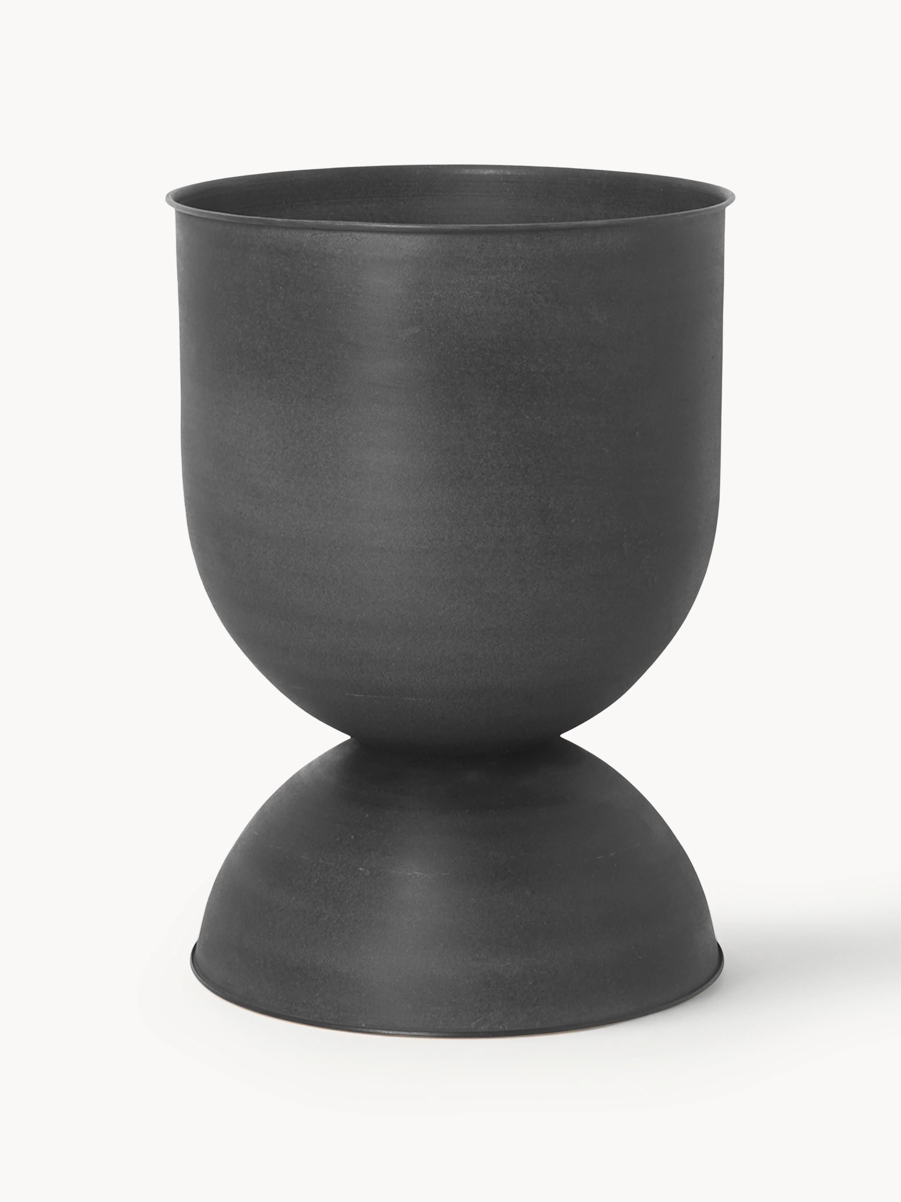 Ferm Living Übertopf Hourglass, H 59 cm, Black, matte