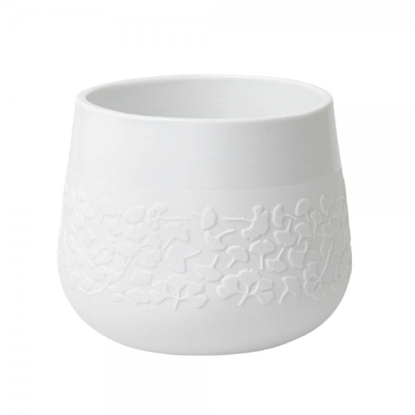 Rader Planter Living Poetry Ginko White 13cm fromräder Design