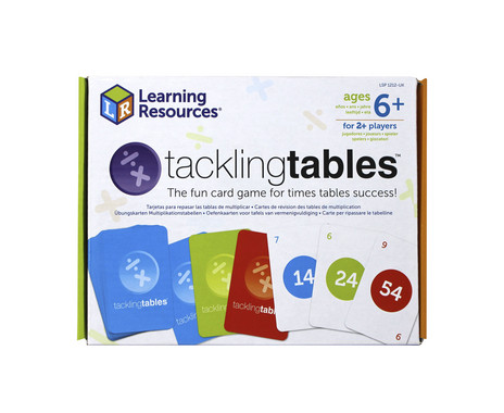 Practice cards, multiplication tables
