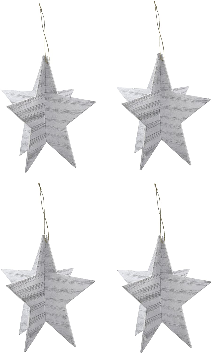 Decoline Decorative Wooden Hanging Star