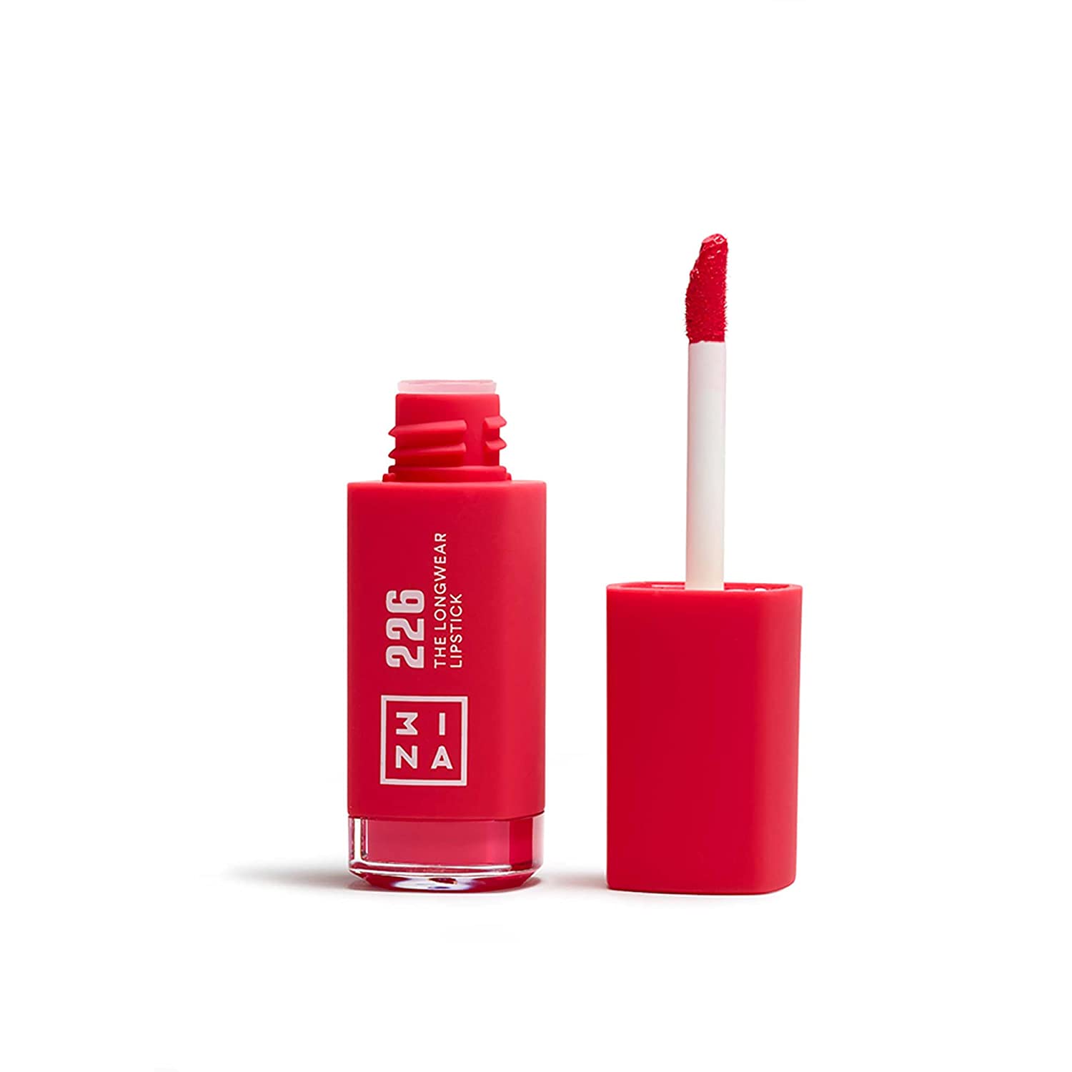 3INA MAKEUP - Vegan - Cruelty Free - The Longwear Lipstick 226 - Coral - 12H Long-Lasting Lipstick - Highly Pigmented Matte Lipstick - Moisturising Formula with Hyaluronic Acid, ‎coral