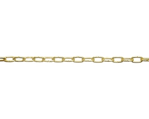 Watch chain Pösamo Ø 1.4 mm nickel-plated steel, sold by the meter