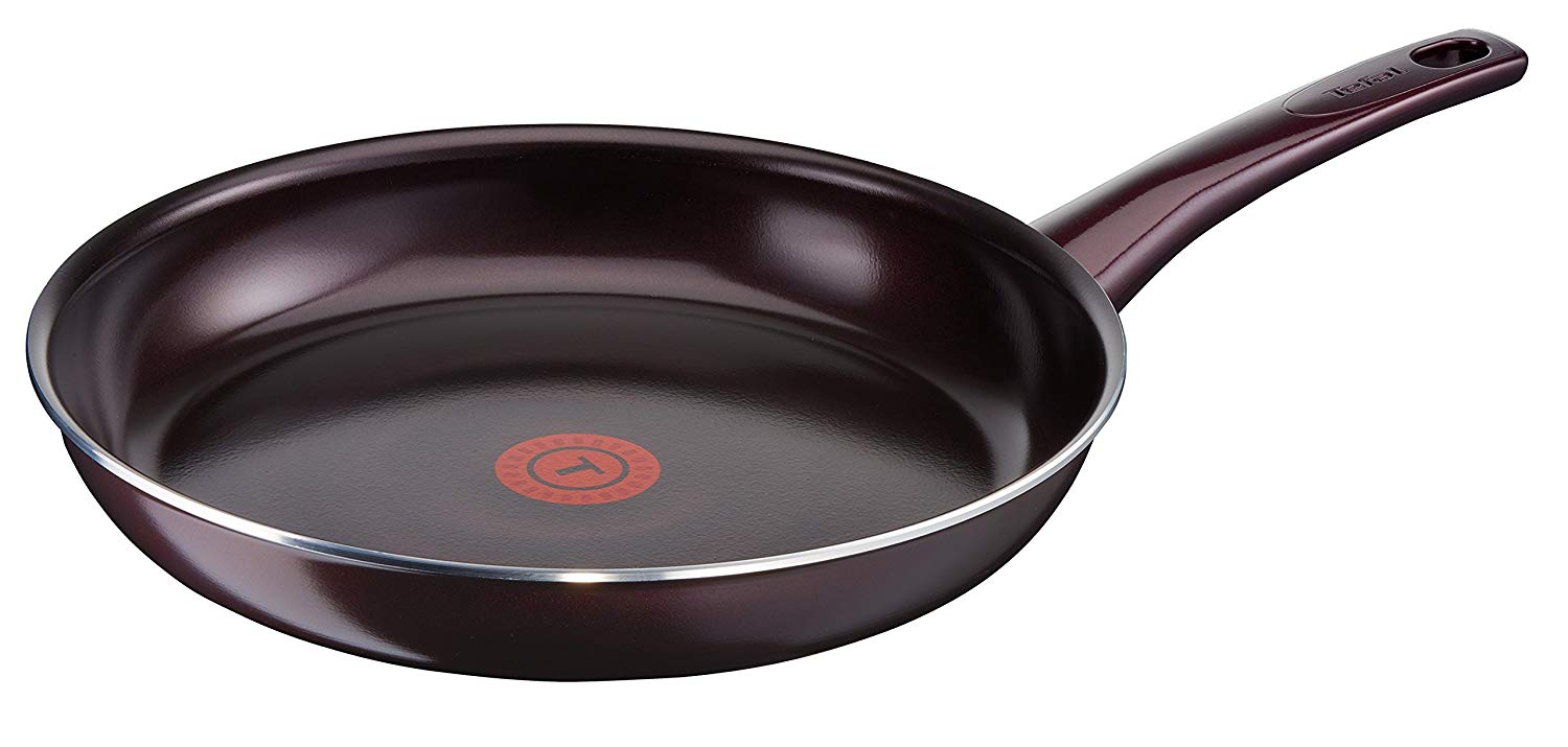 Tefal Frying Pan Ceramic Sealed Aluminium Aubergine