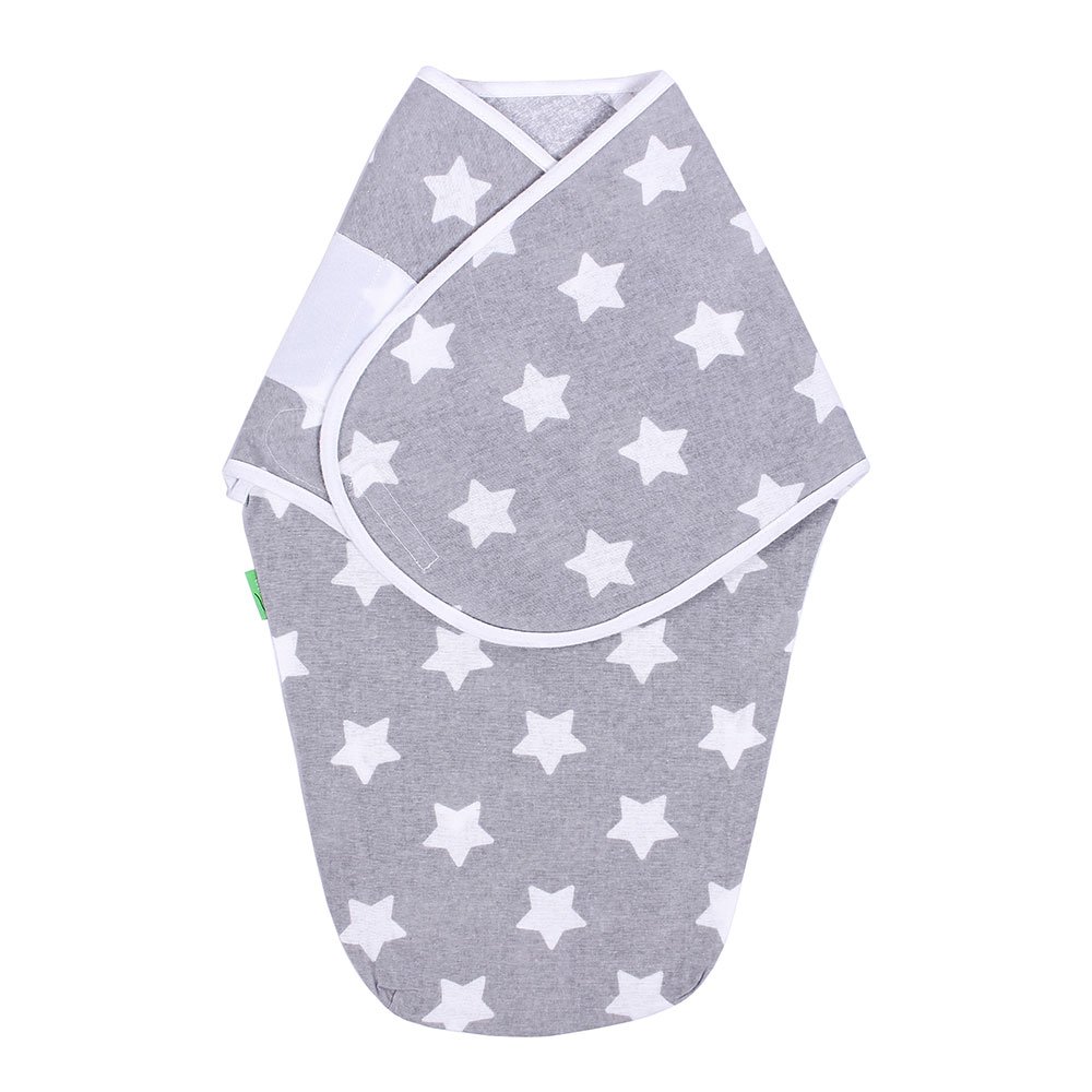 Lulando Full Body Swaddle Blanket Sleeping Bag Made from 100% Cotton grey
