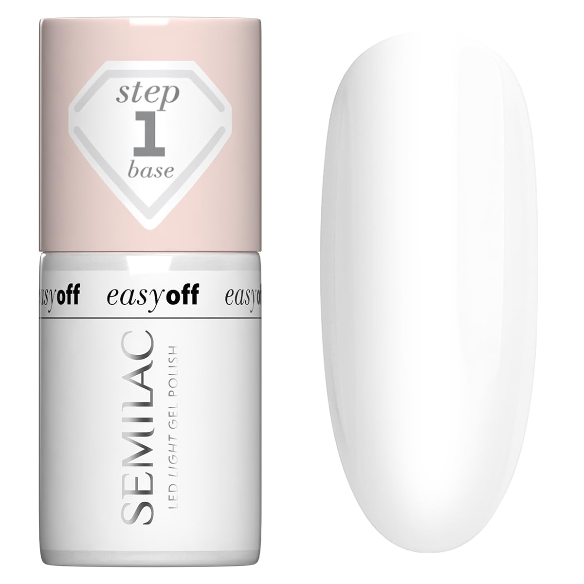 Semilac Easy Off Nail Polish Base LED Light 7 ml