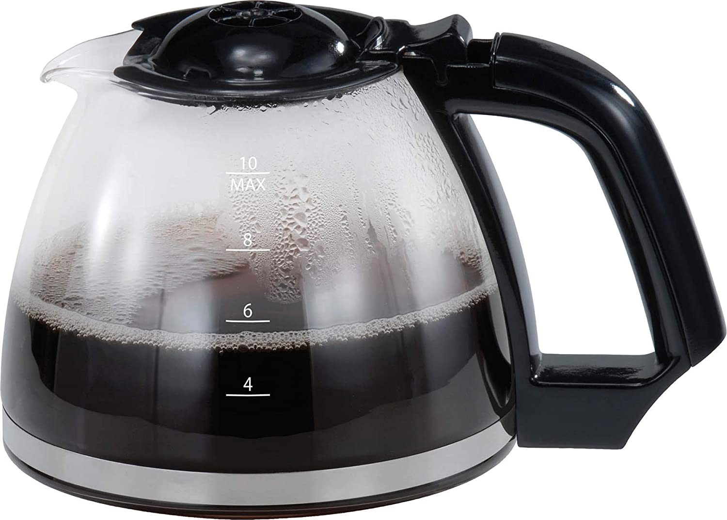 Cloer 734 Replacement Glass Jug for 10 Cup Filter Coffee Machine 5019 Black