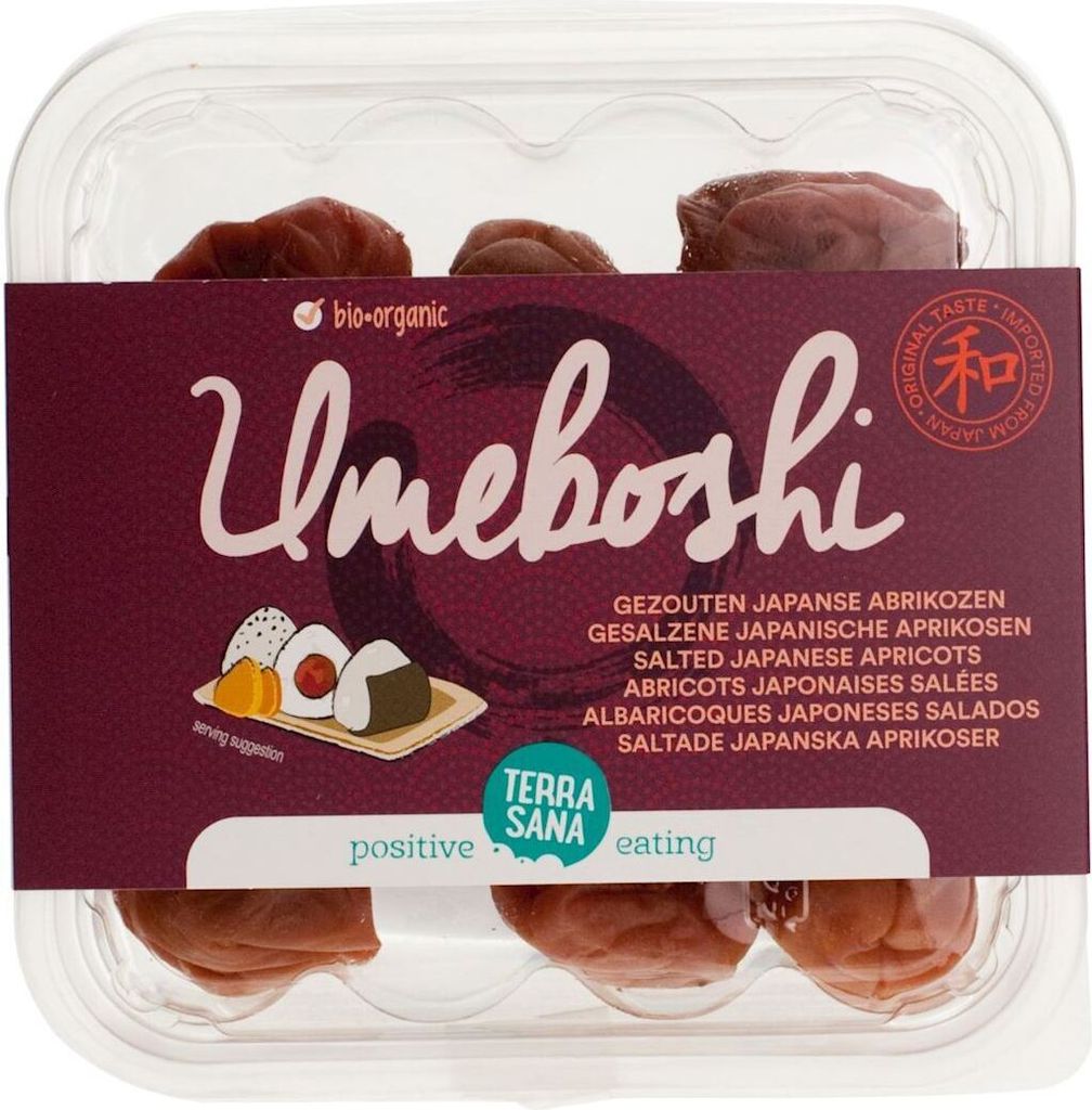 UMEBOSHI (JAPANESE PICKLED APRICOTS) 150 g - TERRASANA
