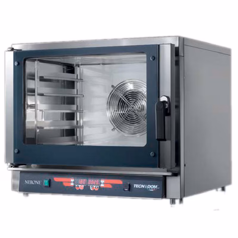 Tecnodom FEDL05NEMIDV convection oven - 5 pans GN1/1 or 60x40 cm - Digital