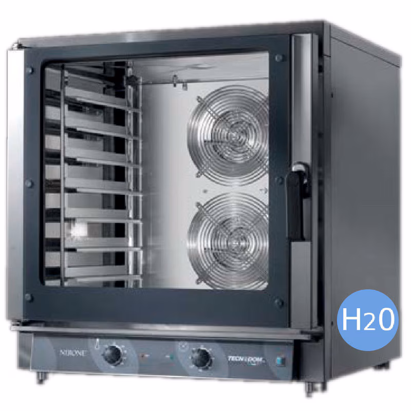 Tecnodom FEM07NEMIDVH2O convection oven - 7 trays GN1/1 or 60x40 cm - Electromechanical