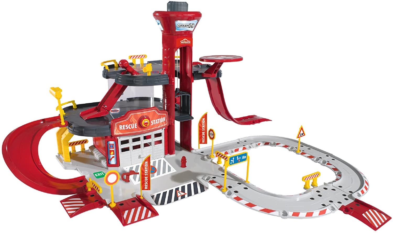 Majorette Creatix Rescue Station/ Heli And Car