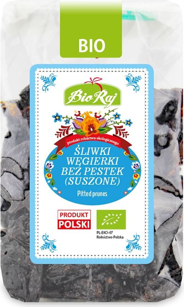 Biogo HUNGARY SEEDLESS PLUMS (DRIED) 200 g - RAJ