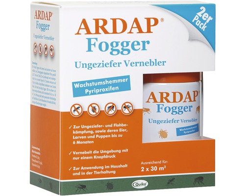 Vermin spray nebulizer ARDAP Fogger pack of 2 2 x 100 ml