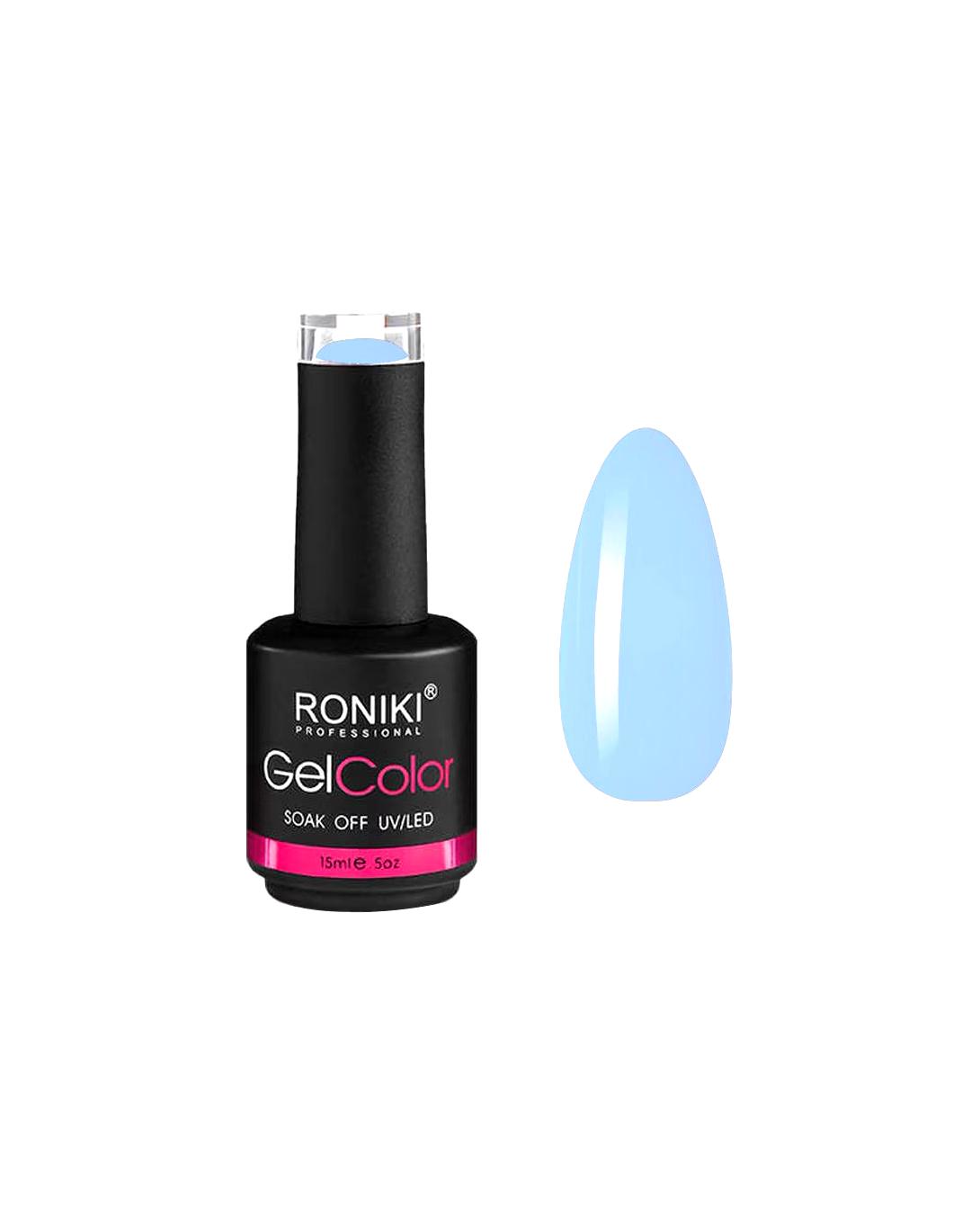 UNIQ UV nail polish RONIKI Macaron Gel series Pale Cerulean