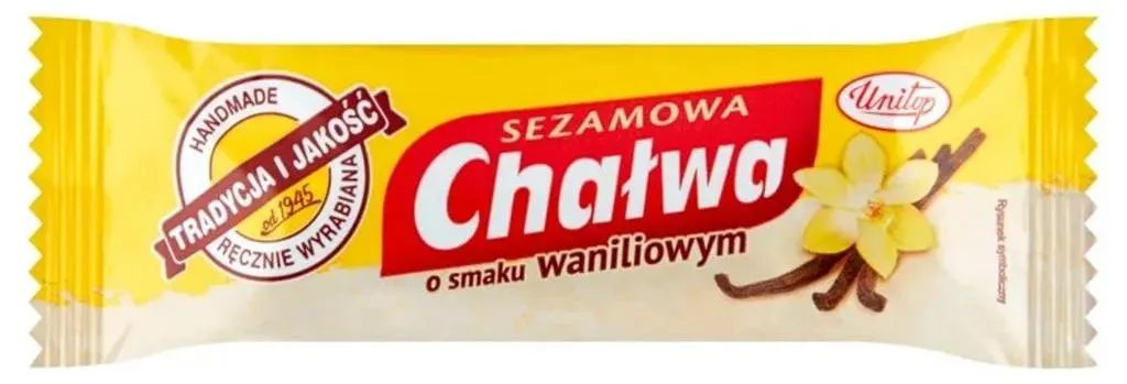 Unitop "Chalwa" halva bar vanilla flavor 50g