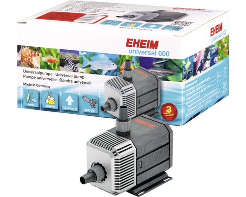 Universal pump EHEIM 600 3-wire Schuko plug with 1.7 m cable 10 W