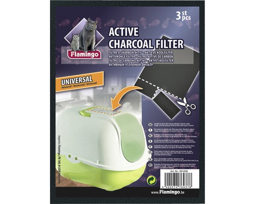 Universal filter Karlie for cat toilets, 3 pieces
