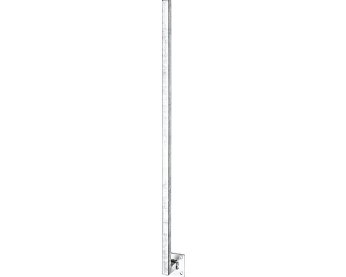 Alberts Universal post for screwing on, galvanized 1150 mm, with a distance of 70 mm