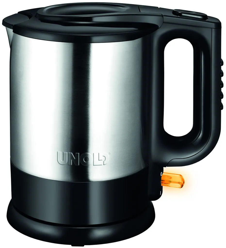 Unold 18015 Rapid Boiler Kettle 1.5 L 2200 W Cordless 360° Rotating Contact Point Stainless Steel Black