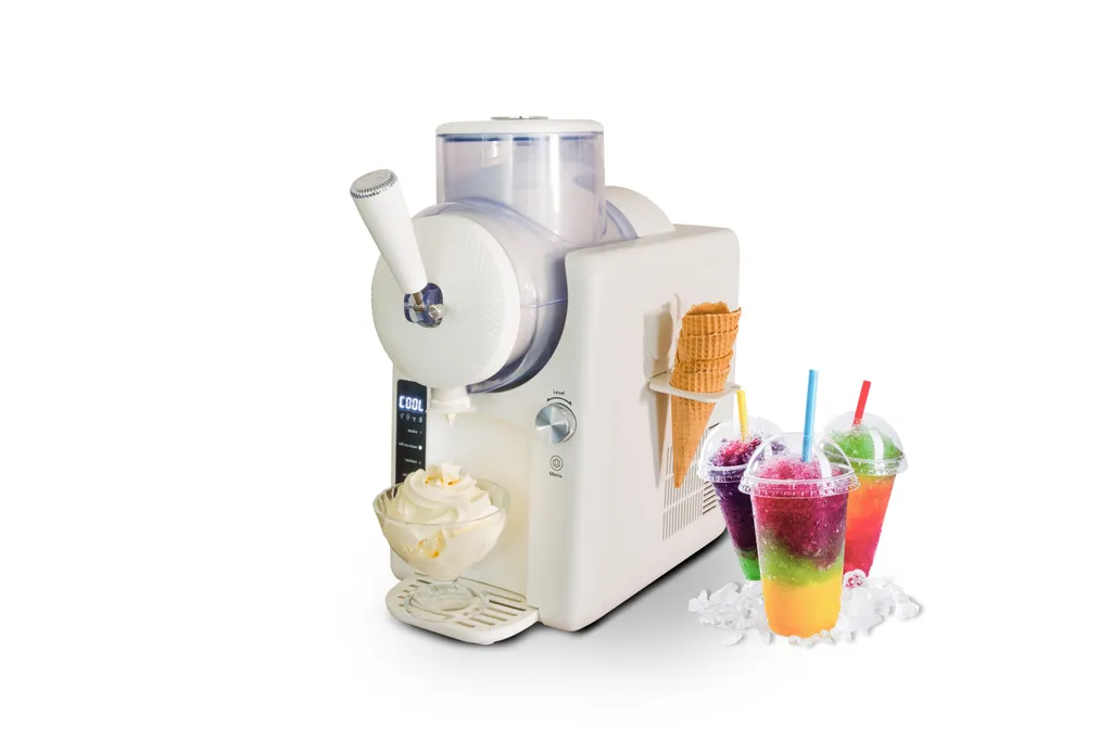 Unold 48950 Slush and Soft Serve Ice Cream Machine with Compressor, approx. 2 L capacity, 5 programs for slushies, soft serve, frozen cocktails, milkshakes in 30 min