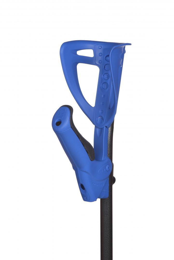 UNTERARMGEHSTUETZE Forearm crutch ERGOTECH blue 1 St