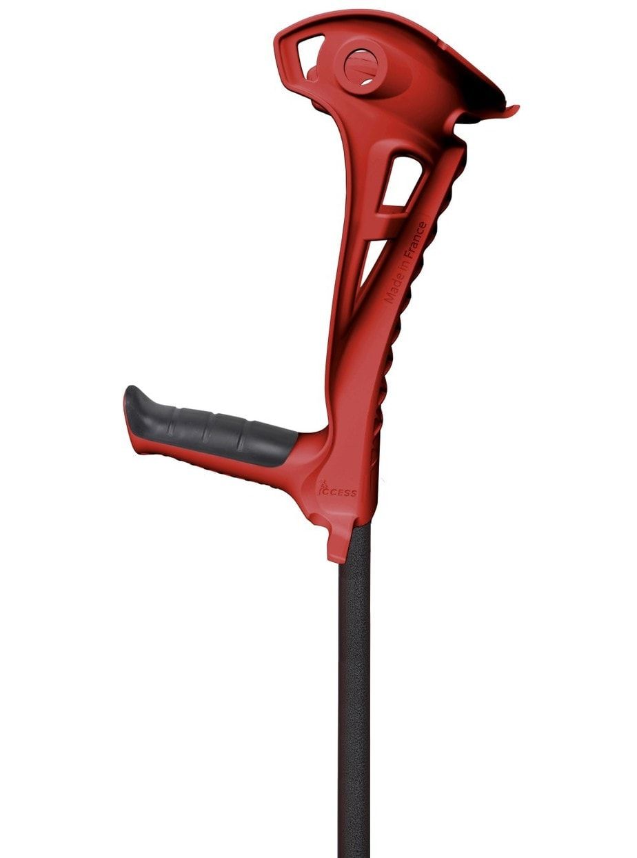 UNTERARMGEHSTUETZE Forearm crutch SAFE WALK red 1 St