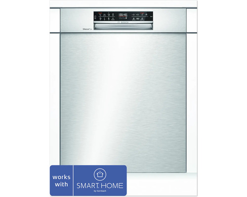Undercounter dishwasher Bosch SMU6ECS57E 59.8 x 81.5 x 57.3 cm for 14 place settings 9.5 l 42 dB (A) - Compatible with SMART HOME by hornbach