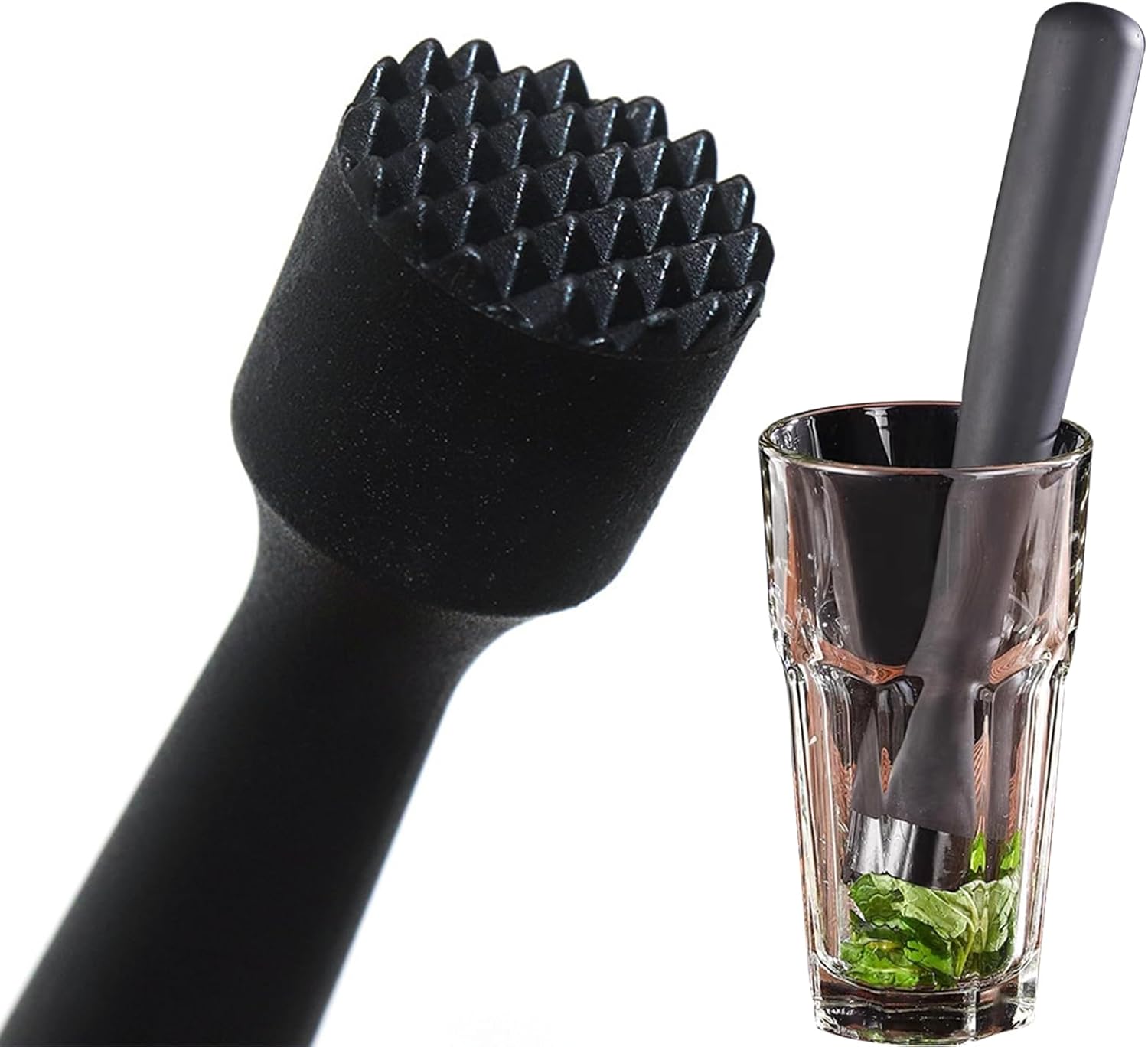 KLLJ Muddler for Cocktails, Muddler, Cocktail Muddler, Ice Crusher, Ice Crusher, Accessories Crasher, Ice Crusher, Herb Masher, Cocktail Accessories