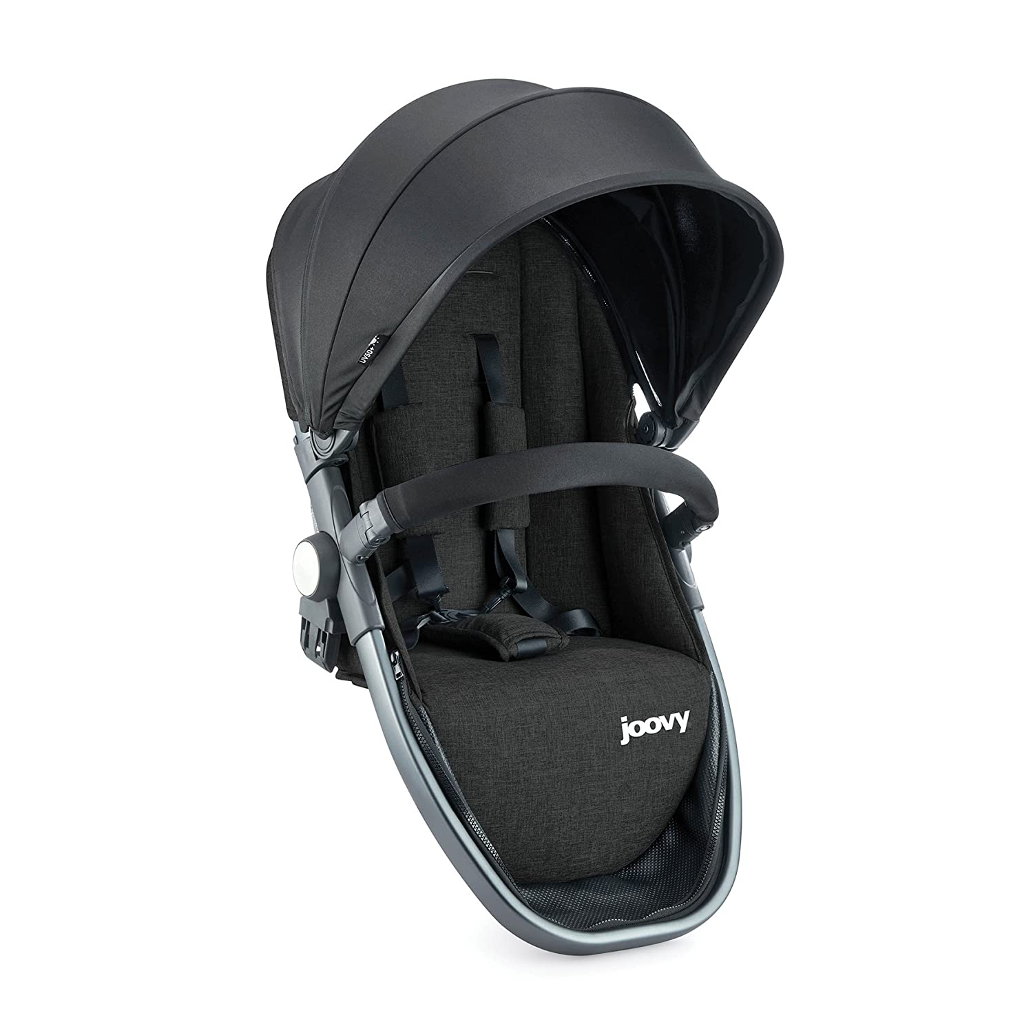 Joovy 9077 Qool Second Seat - Black Melange, Black