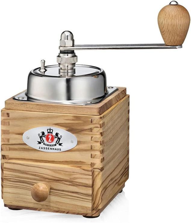 Zassenhaus KP0000040241 Montevideo Coffee Grinder, Wood, Natural