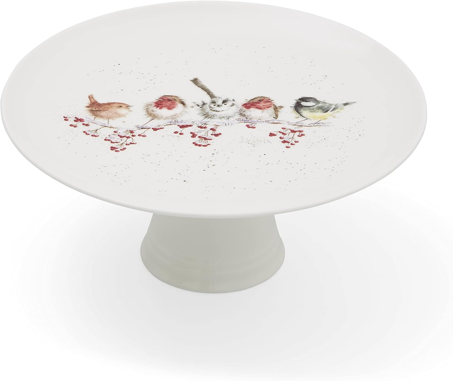 Portmeirion Footed Cake Plate (One Snowy Day)