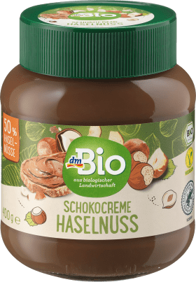 dmBio Chocolate spread, hazelnut cream, 400 g