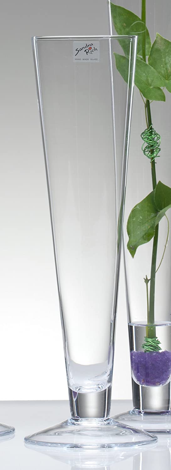 Sandra Rich VASO VETRO CIELO D.11X40H.