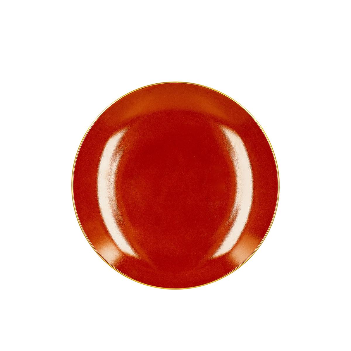 Urbino Multicolore Dessert Plate, small, iron red by KPM