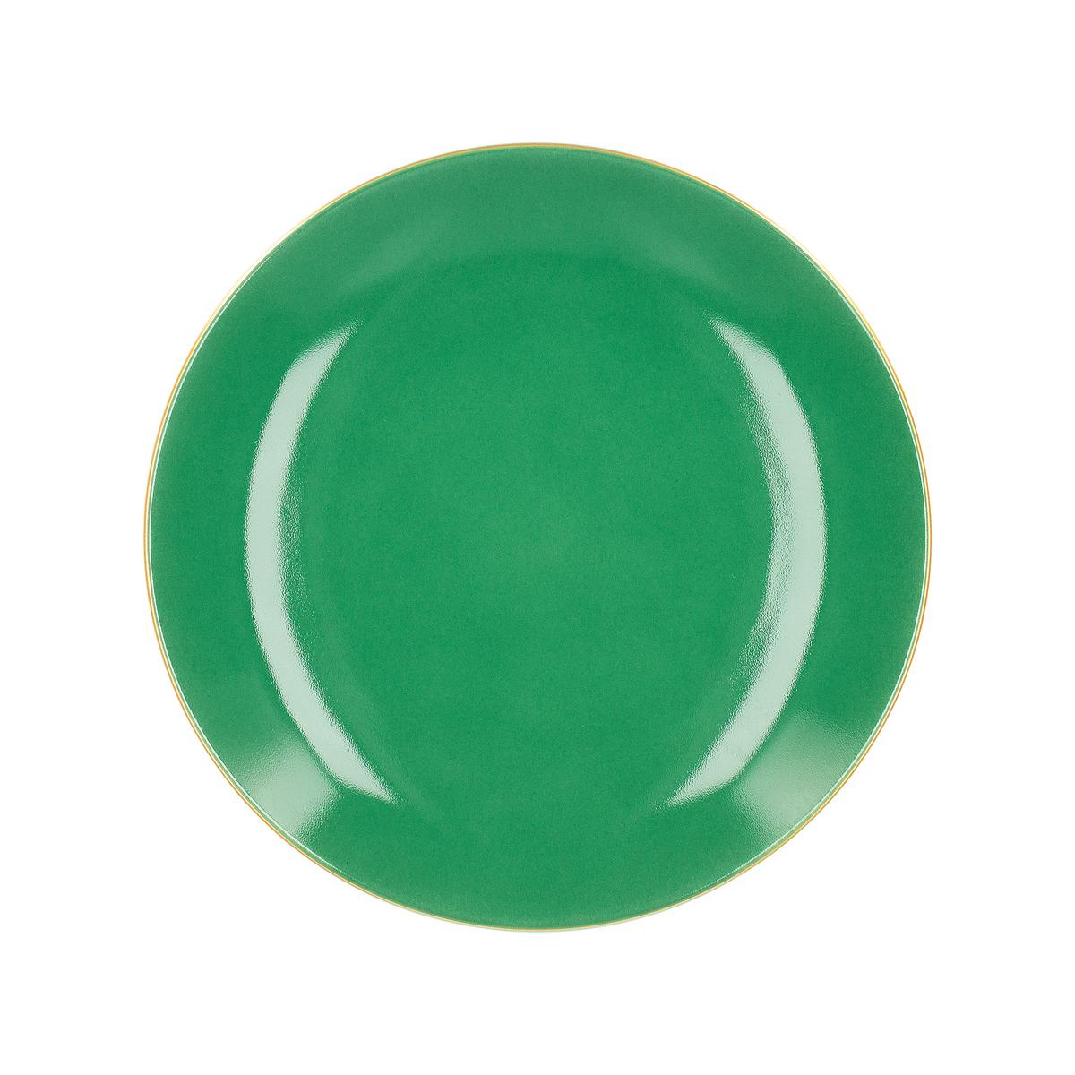 Urbino Multicolore dinner plate, small, yellow-green by KPM