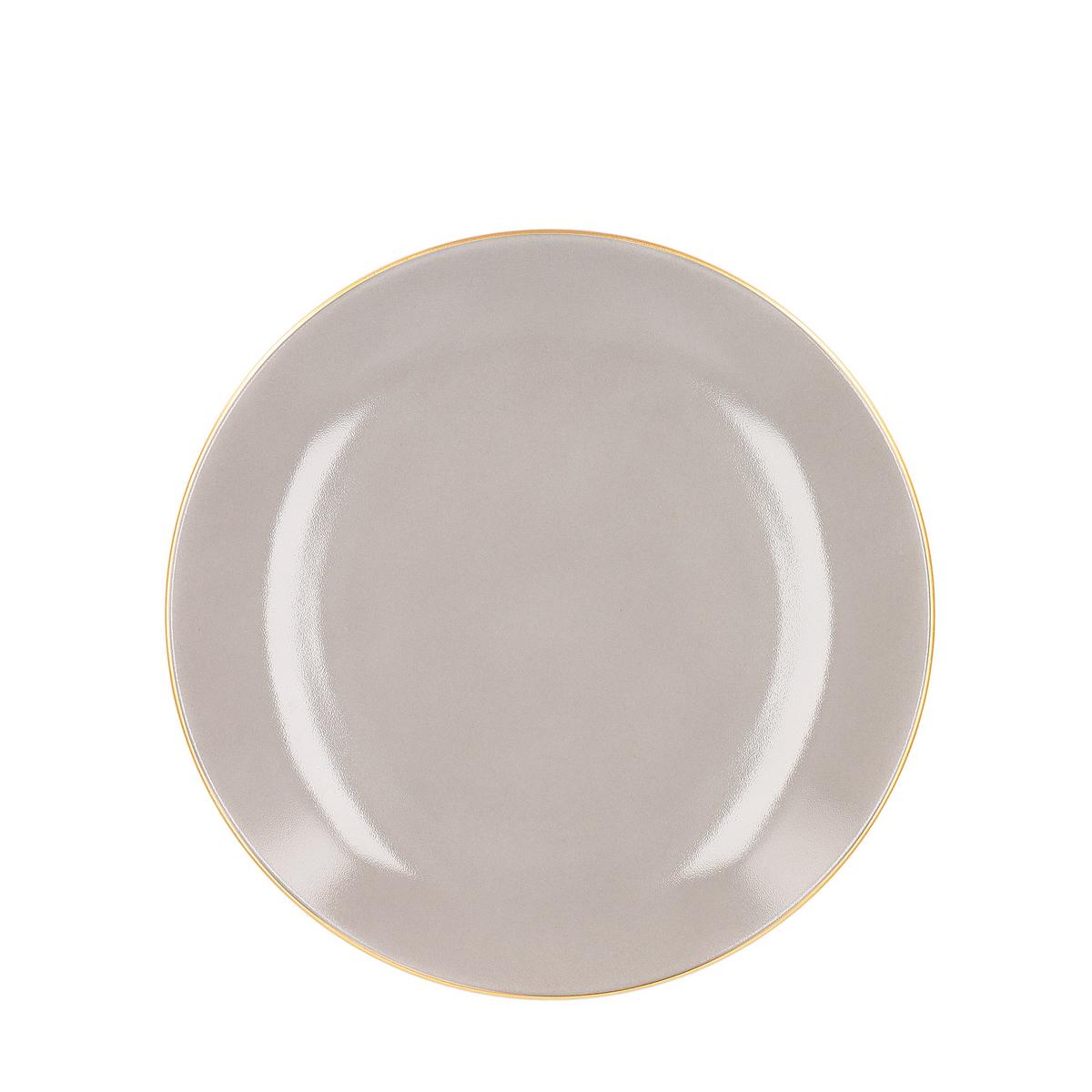 Urbino Multicolore dinner plate, small, grey by KPM