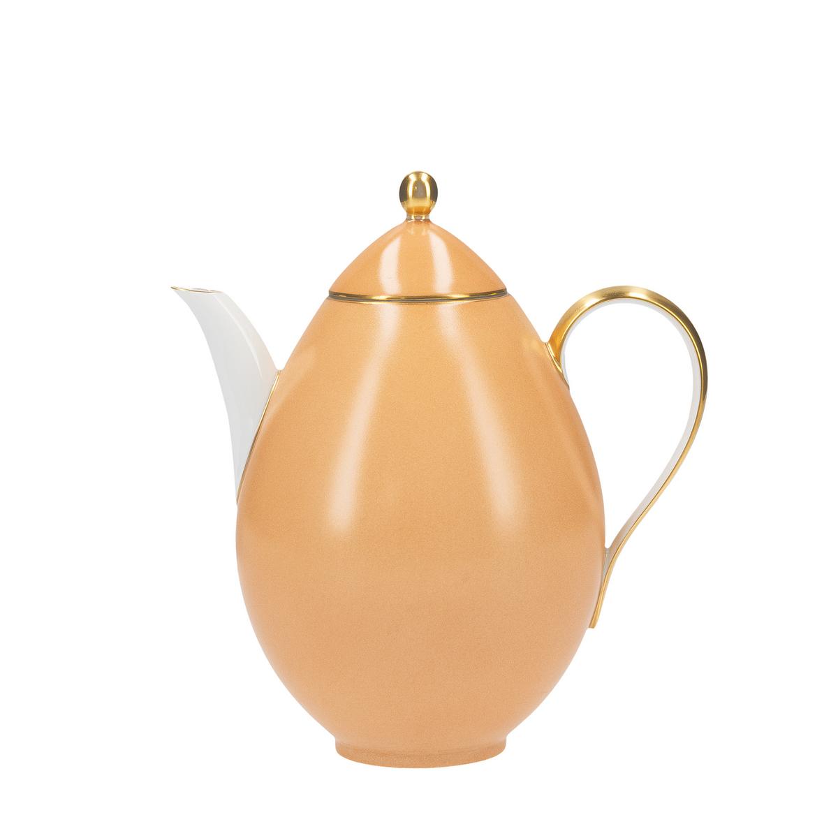 Urbino Multicolore Coffee Pot, ochre by KPM