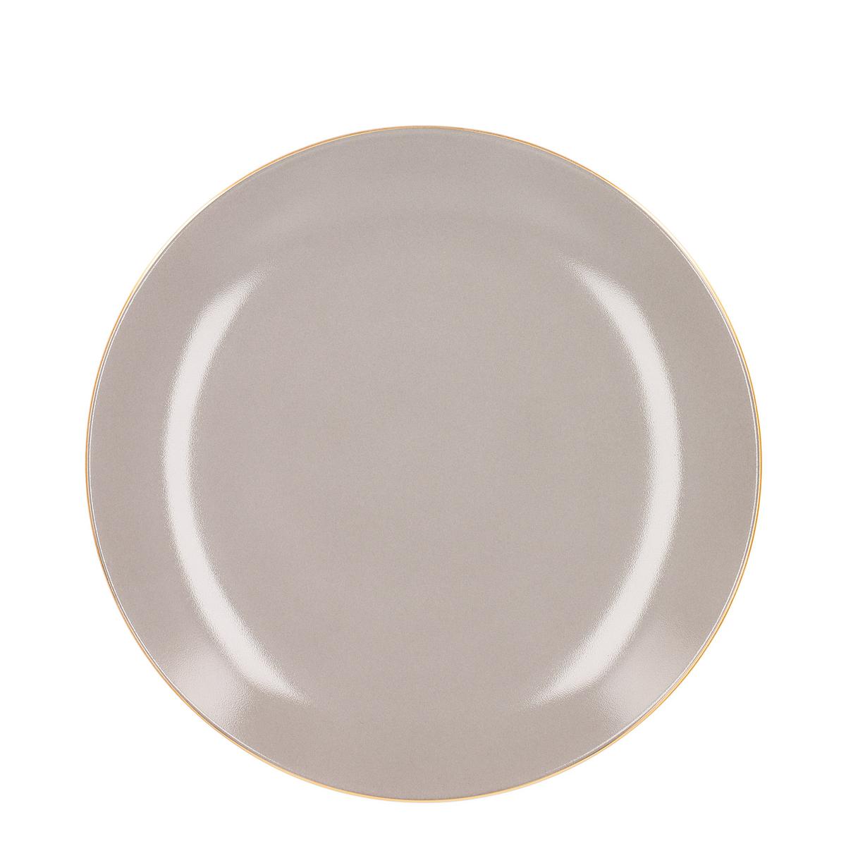 Urbino Multicolore charger plate, grey by KPM