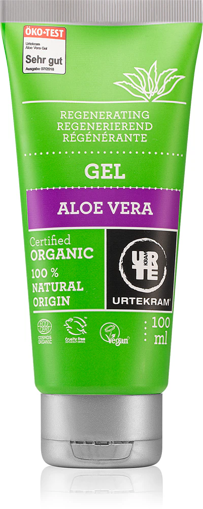 Urtekram Aloe Vera Gel for intensive moisturizing and refreshing of the skin with aloe vera