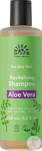 Urtekram Aloe Vera Revitalizing Shampoo With Aloe Vera Normal Hair Bottle 250ml
