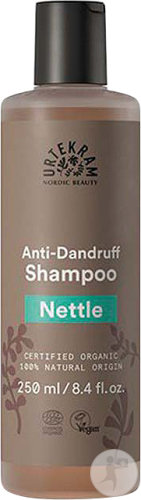 Urtekram Nettle Anti-Dandruff Shampoo Bottle 250ml