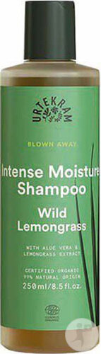 Urtekram Intense Moisture Shampoo Wild Lemongrass Organic Bottle 250ml