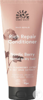 Urtekram Nordic Berry Repairing Conditioner with Nordic Cloudberry Tube 180ml