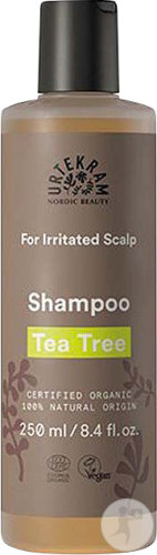 Urtekram Tea Tree Shampoo For An Irritated Scalp Bottle 250ml