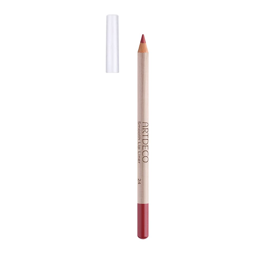 Artdeco Smooth Lip Liner, Sustainable Contour Pen, Long Lasting, No. 24, Clear Rosewood, clearly ‎24