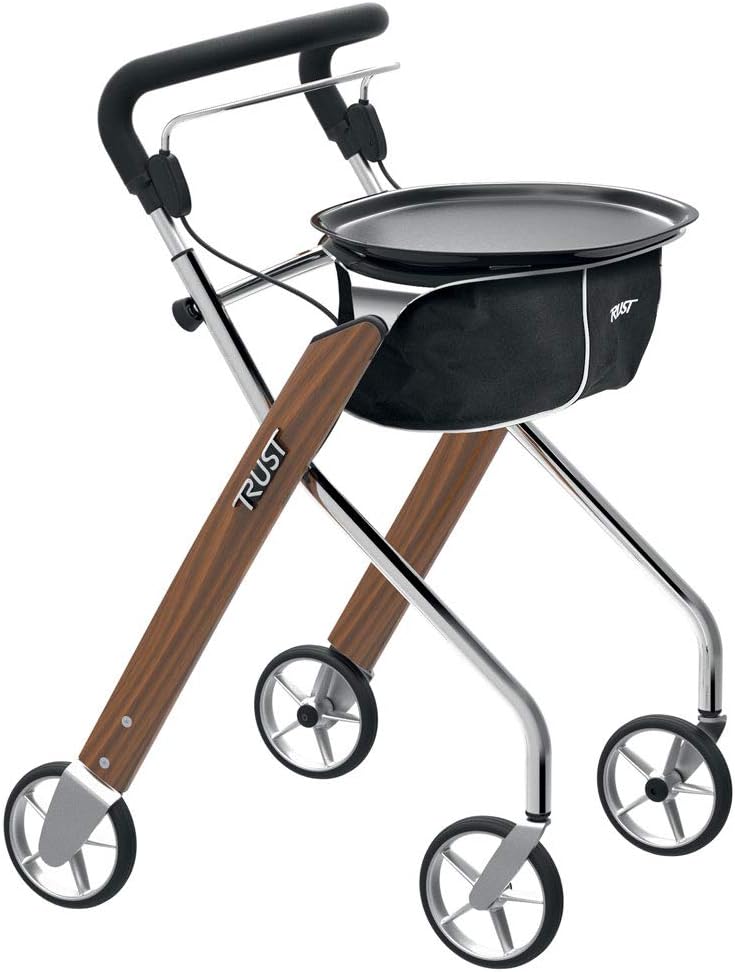 Trust Care Let\'s Dream Living Room Rollator Walnut Chrome