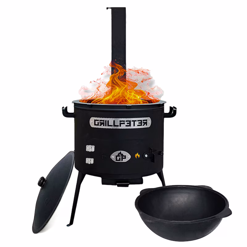 Grillpeter Utschak Asamat with cast iron kazan 16L