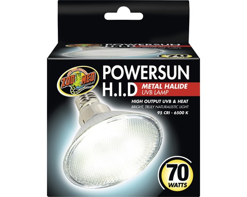 UV lamp Zoo Med Powersun H.I.D UVB Lamp 70 W