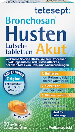 tetesept Bronchosan Cough Acute Lozenges, 20 pcs